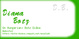 diana botz business card